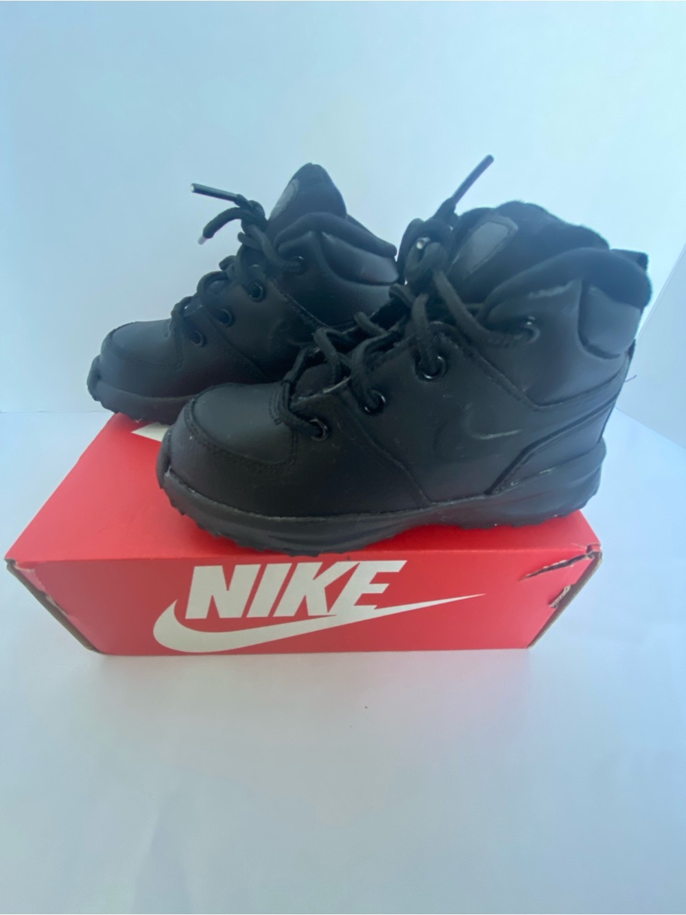 Nike Kids Black High-Top Boots